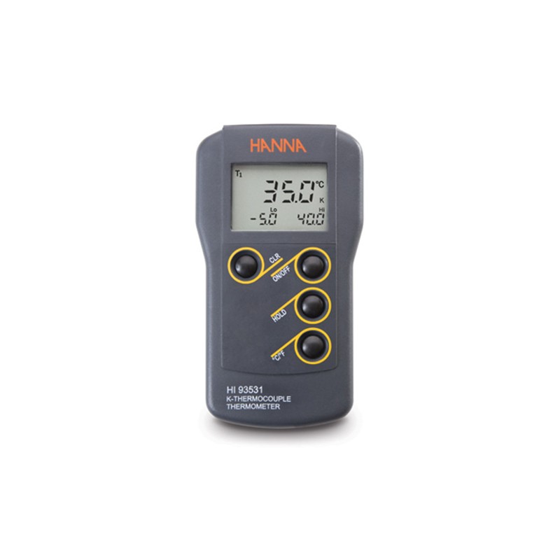 Hanna HI-93531 Waterproof K-Type Thermocouple Thermometer Hanna HI-93531 Waterproof K-Type Thermocouple Thermometer