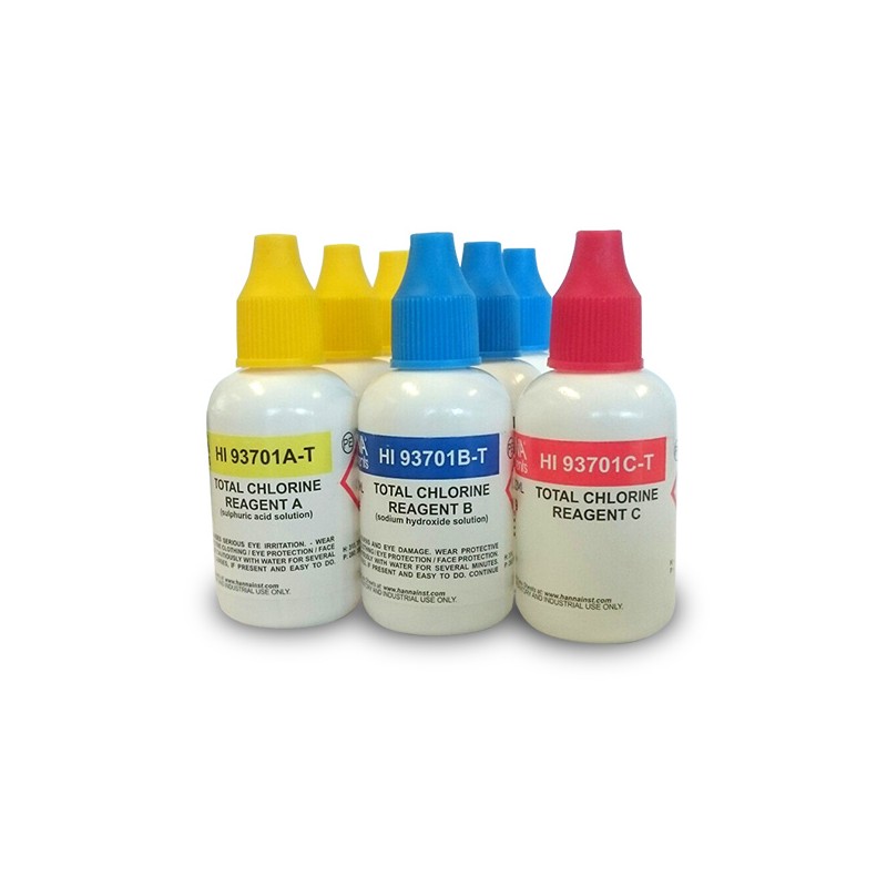 Hanna Instruments UK HI-93701-T Total Chlorine Liquid Reagent - 300 tests Hanna Instruments UK HI-93701-T Total Chlorine Liquid Reagent - 300 tests