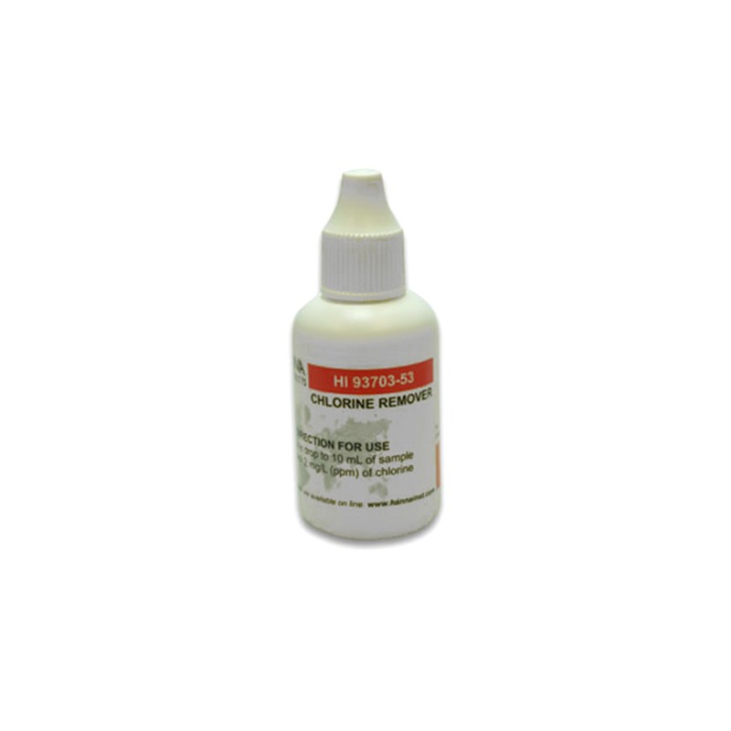 Hanna Instruments UK HI-93703-53 Chlorine Remover , Dropper Bottle.