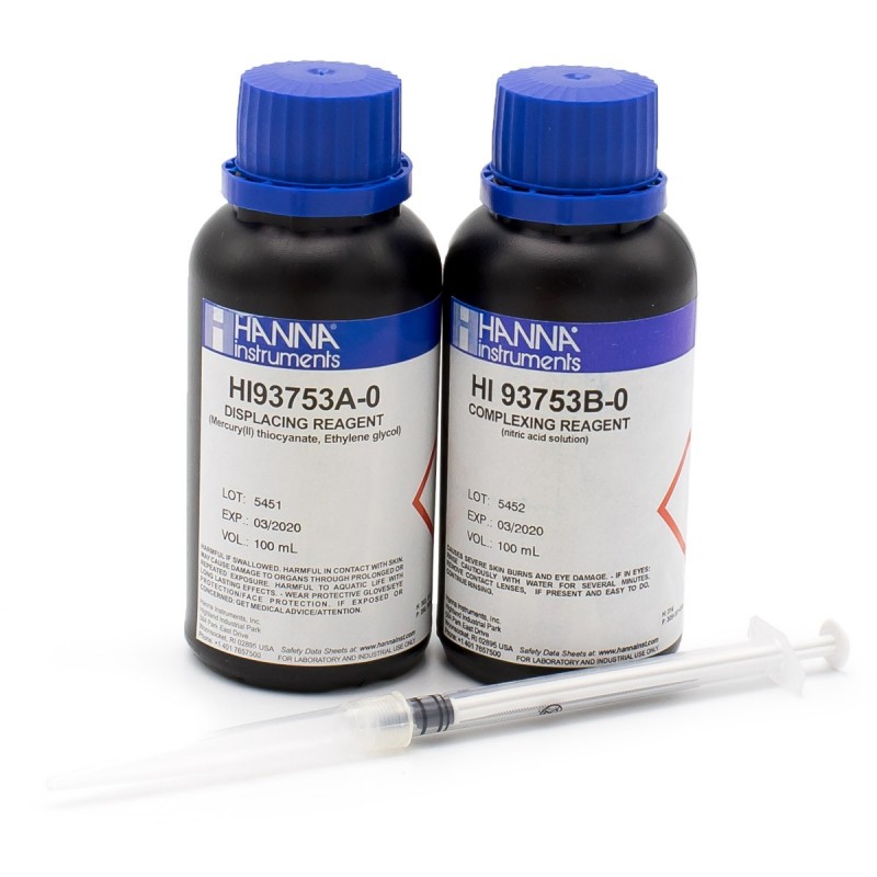 Hanna Instruments UK HI-93753-03 Chloride, Mercury (II) Thiocyanate Method, 300 tests
