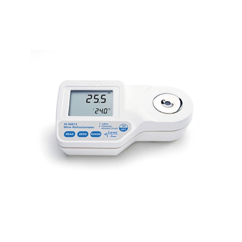 Hanna HI-96813 Refractometer for wine with Potential Alcohol & Brix scale