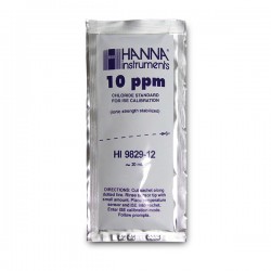 Hanna Instruments UK HI-9829-12 10 ppm standard sachet for HI 7609829-11 chloride ISE, 20 mL (25 pack)