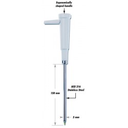 Hanna FC240B pH Stainless Steel Food Electrode - Ideal for Dairy Products