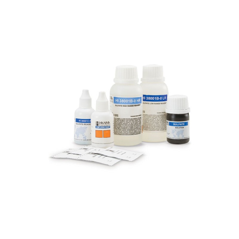 Hanna Instruments UK HI-38001-10 Sulphate LR / HR, barium chloride method