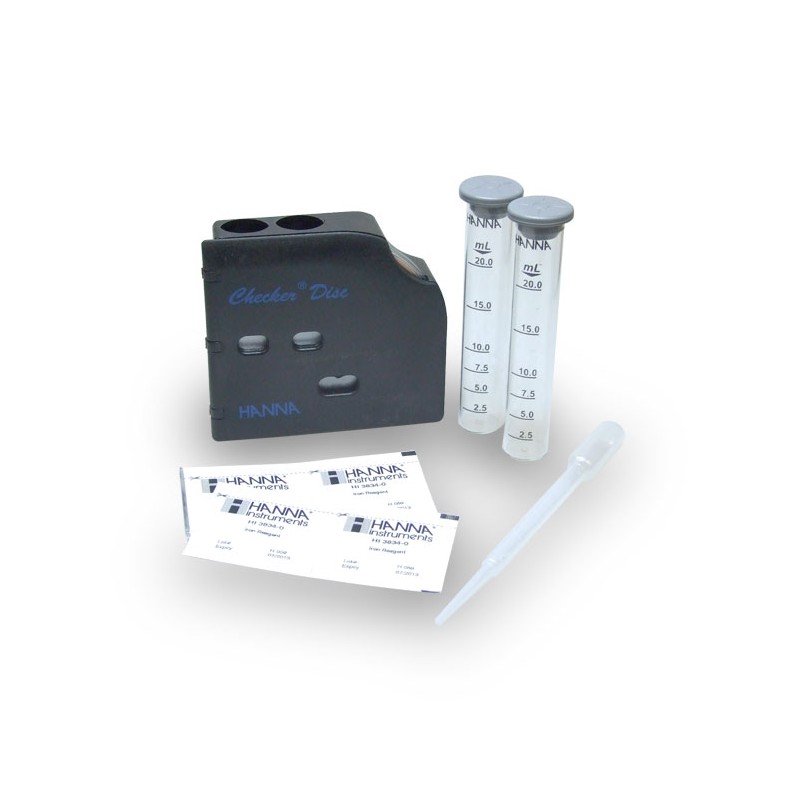 Hanna HI-38039 Iron Checker Disc, (Fe2+ & Fe3+) - Range (0.00-1.00 mg/L) Hanna HI-38039 Iron Checker Disc, (Fe2+ & Fe3+) - Range (0.00-1.00 mg/L)