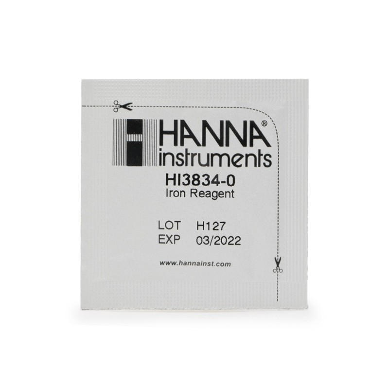 HANNA Instruments UK HI-38039-100 Iron, (Fe2+ & Fe3+) - Range (0.00-1.00 mg/L) HANNA Instruments UK HI-38039-100 Iron, (Fe2+ & Fe3+) - Range (0.00-1.00 mg/L)