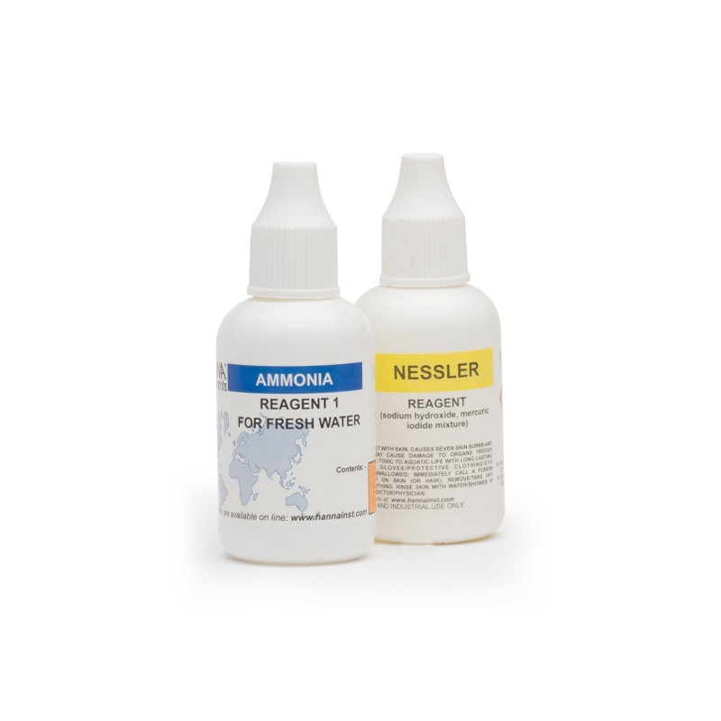 HANNA Instruments UK HI-38049-100 Replacement reagents for Ammonia (fresh water) HANNA Instruments UK HI-38049-100 Replacement reagents for Ammonia (fresh water)