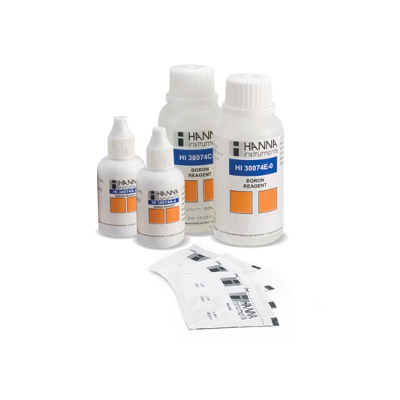 Hanna Instruments UK HI-38074-100 Boron, boric acid method, Reagent kit for 100 tests (B) Hanna Instruments UK HI-38074-100 Boron, boric acid method, Reagent kit for 100 tests (B)