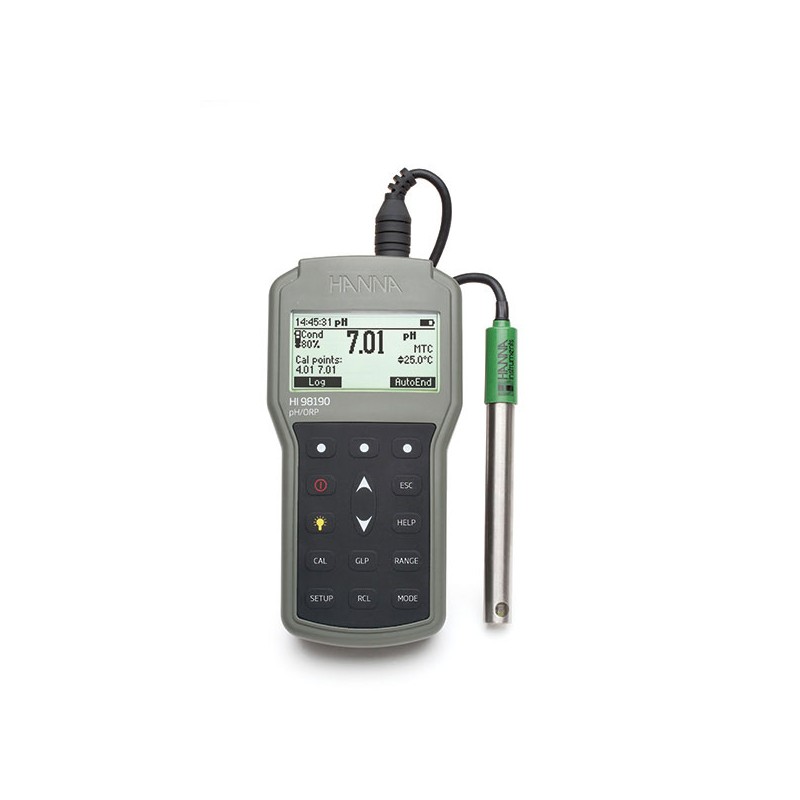 HANNA HI-98190 Professional Waterproof pH/ORP Meter HANNA HI-98190 Professional Waterproof pH/ORP Meter