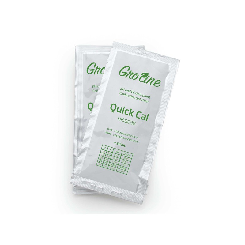 Hanna HI-50036P Quick Calibration Solution for GroLine pH and EC Meters, 25 sachets Hanna HI-50036P Quick Calibration Solution for GroLine pH and EC Meters, 25 sachets