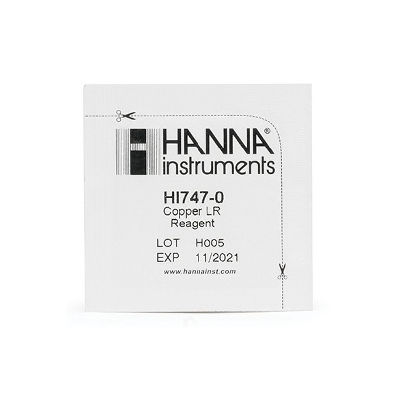 HANNA Instruments UK HI-747-25 Copper LR Checker reagents HANNA Instruments UK HI-747-25 Copper LR Checker reagents