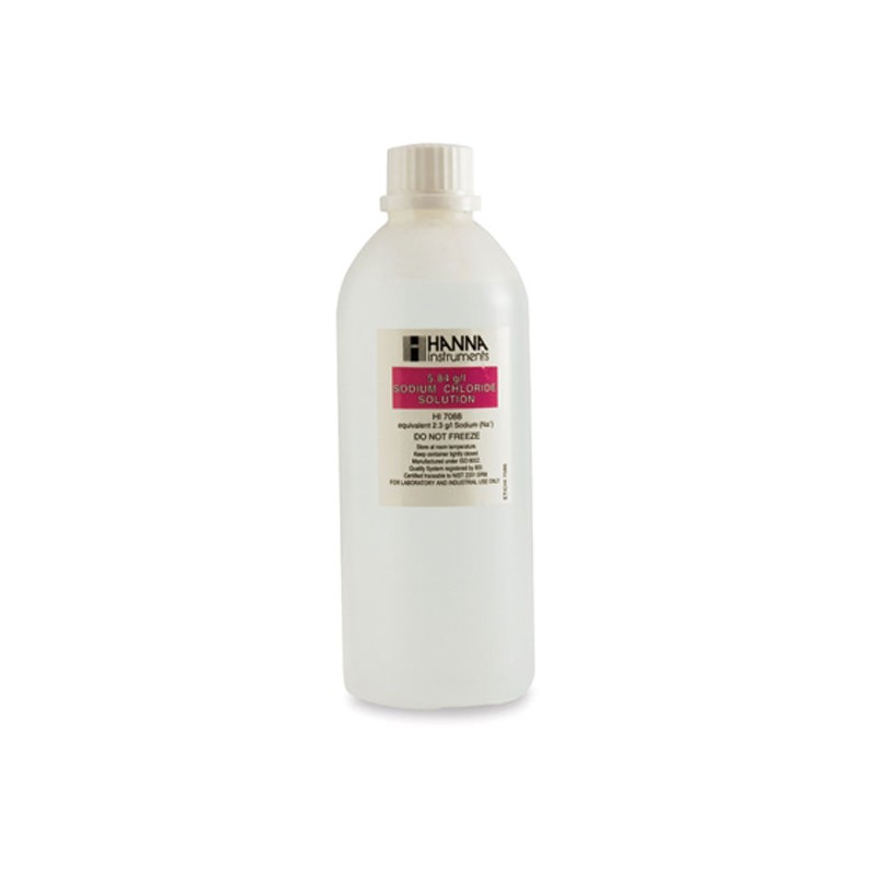 Hanna Instruments UK HI-7088M Standard Solution at 5.84g/L sodium chloride (NaCl), 230ml
