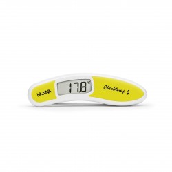 Hanna Instruments UK HI-151-3 Checktemp4 yellow folding thermometer for cooked meat - food thermometer