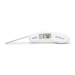 Hanna Instruments UK HI-151 High accuracy white folding thermometer for general use & dairy - Checktemp4® food thermometer