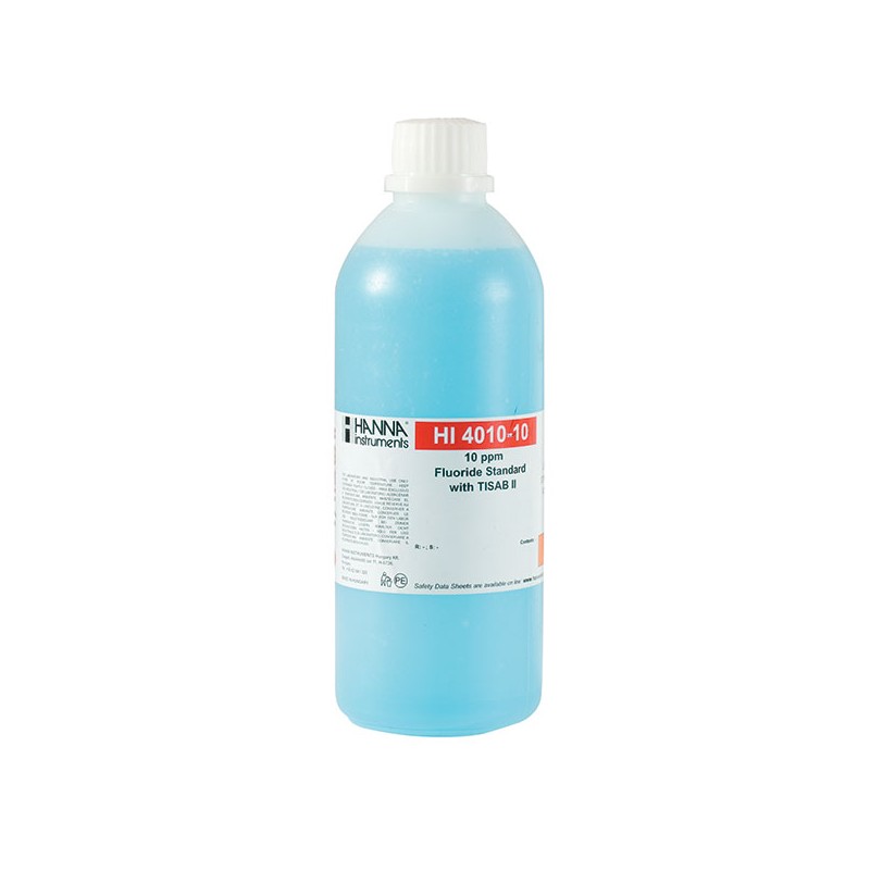 Hanna Instruments UK HI-4010-10 10 ppm Fluoride Standard with TISAB II Hanna Instruments UK HI-4010-10 10 ppm Fluoride Standard with TISAB II