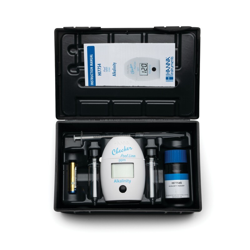 Hanna Instruments HI-7754 Pool Line Alkalinity Checker Handheld Colorimeter Hanna Instruments HI-7754 Pool Line Alkalinity Checker Handheld Colorimeter