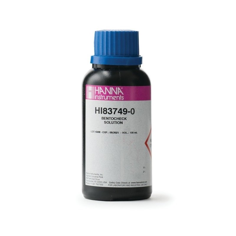 Hanna Instruments UK HI-83749-20 Bentocheck solution, 100ml