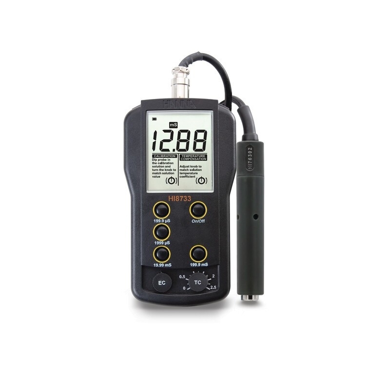 Hanna Instruments UK HI-8733 Portable Multi-range Conductivity Meter