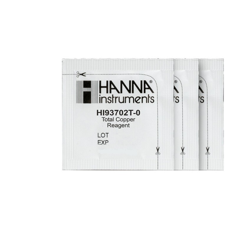 Hanna Instruments UK HI-93702T-01 Total Copper reagent set for 100 tests Hanna Instruments UK HI-93702T-01 Total Copper reagent set for 100 tests