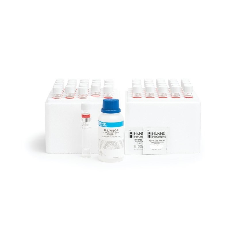 HI-94758C-50 Phosphorus Reagent, Total, Ascorbic Acid Method with Bar Code HI-94758C-50 Phosphorus Reagent, Total, Ascorbic Acid Method with Bar Code