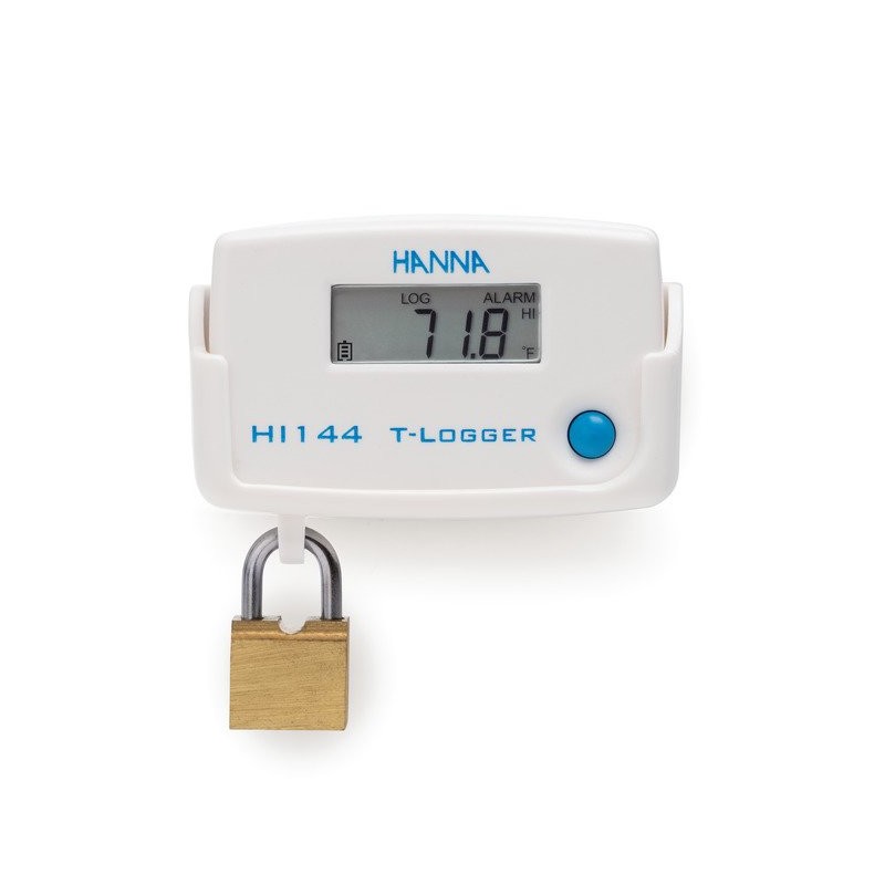 HI-144 Temperature T-Logger with wall cradle and lock