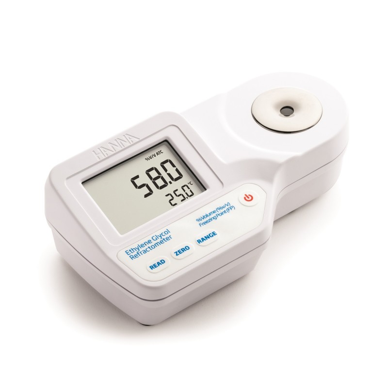 Hanna Instruments UK HI-96831 Digital Refractometer for Ethylene Glycol Analysis Hanna Instruments UK HI-96831 Digital Refractometer for Ethylene Glycol Analysis
