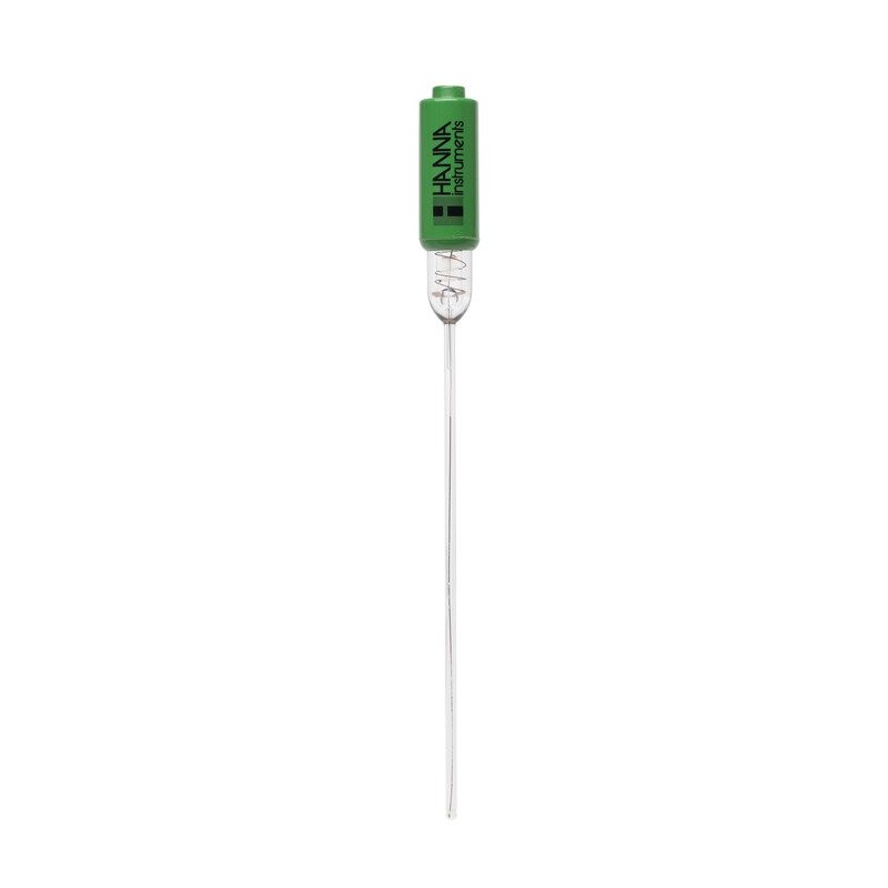 HI-1093P Combination pH electrode with extended length and micro bulb, BNC and pin