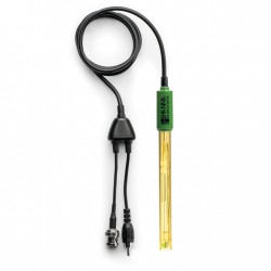 Hanna Instruments UK HI-1230Y pH and temperature Gel filled PEI Body electrode with BNC and RCA Connector