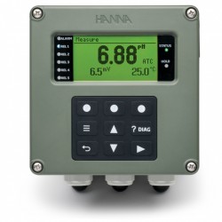 HI-510-0540 Process Controller with digital probe inputs, 5 relays, 4 analogue outputs