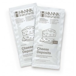 Hanna HI-700642P Cleaning Solution for Cheese Deposits, 25 x 20 mL sachets