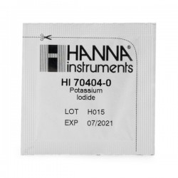 HANNA Instruments UK HI-70404 Potassium Iodide Powder Packets, 100 Packets