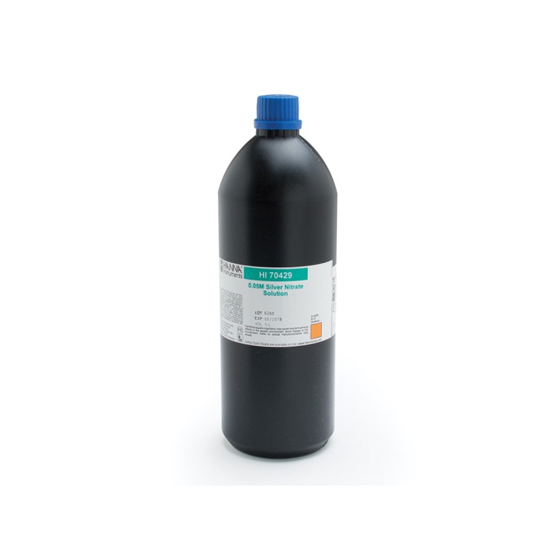 HANNA Instruments UK HI-70429 Silver Nitrate 0.05M, 1L HANNA Instruments UK HI-70429 Silver Nitrate 0.05M, 1L
