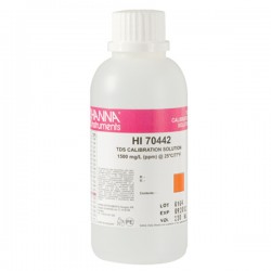 Hanna HI-70442M 1500 mg/L (ppm) TDS Calibration Solution, 230 mL bottle