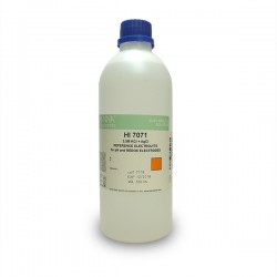 Hanna HI-7071L Electrolyte Solution, 3.5M KCl + AgCl, 500mL