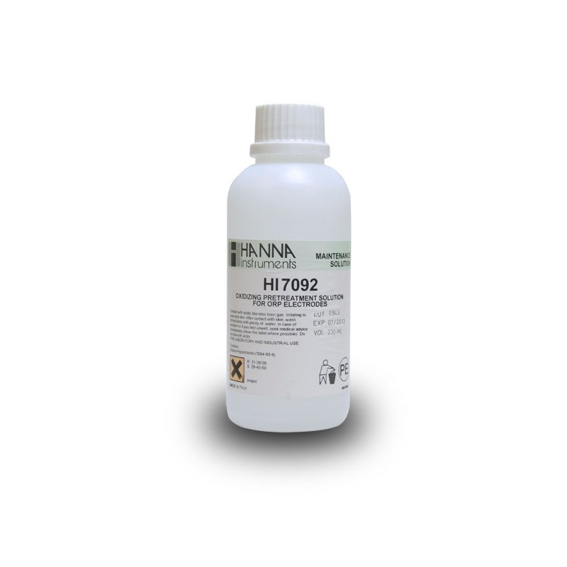 Hanna Instruments UK HI-7092M 230ml ORP oxidising solution Hanna Instruments UK HI-7092M 230ml ORP oxidising solution
