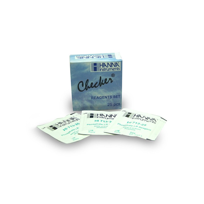 Hanna HI-713-25 Reagents for HI-713 Phosphate Pocket Checker x 25 tests Hanna HI-713-25 Reagents for HI-713 Phosphate Pocket Checker x 25 tests