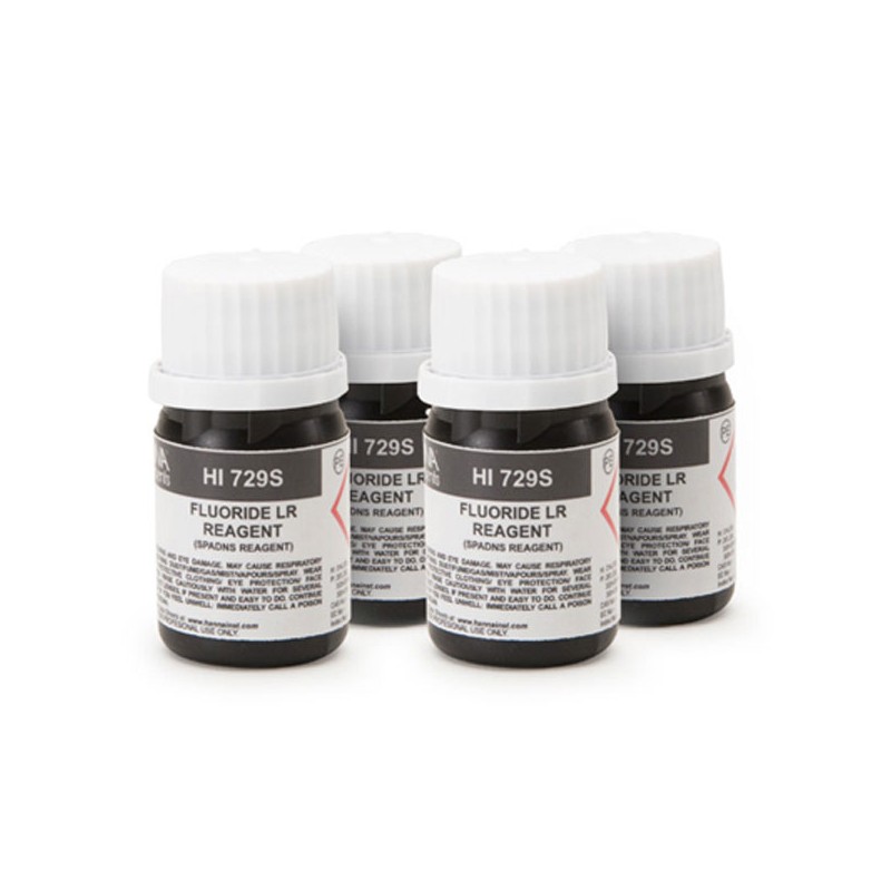 HANNA Instruments UK HI-729-26 Fluoride LR Checker HC Reagents for 25 tests (Fluoride LR) HANNA Instruments UK HI-729-26 Fluoride LR Checker HC Reagents for 25 tests (Fluoride LR)