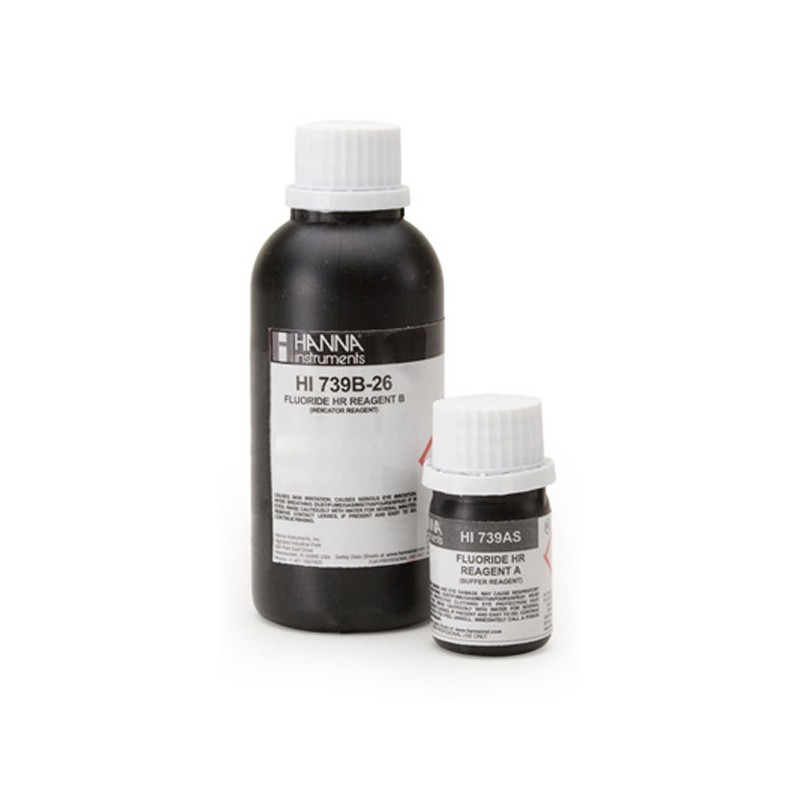 Hanna Instruments UK HI-739-26 Fluoride HR Checker HC reagents for 25 tests (Fluoride HR) Hanna Instruments UK HI-739-26 Fluoride HR Checker HC reagents for 25 tests (Fluoride HR)
