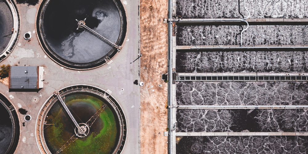 A water treatment facility that may utilise COD testing for wastewater discharge