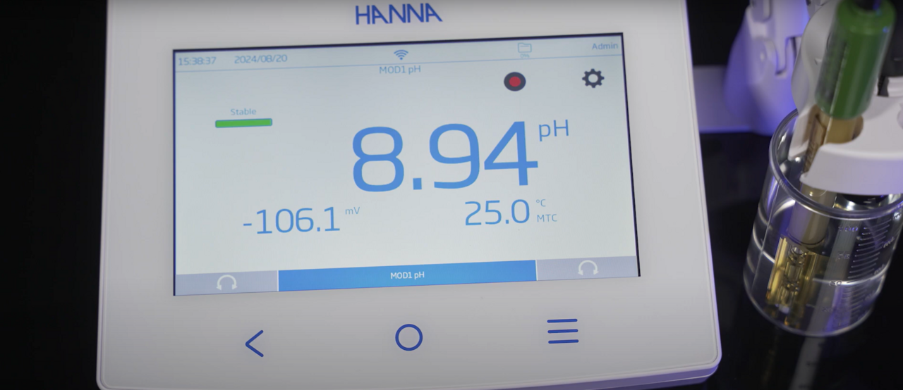 An image of the HI-6000 modular multiparameter meter from Hanna Instruments